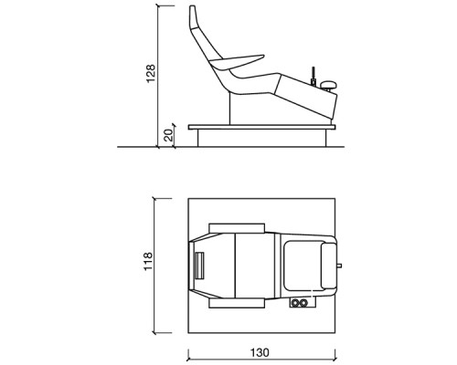 Педикюрная группа STREAMLINE PIPELESS BASIC SHIATSU